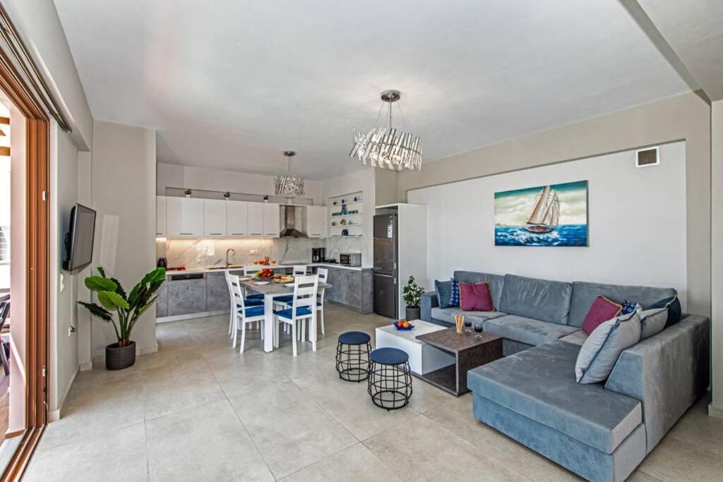 Villa Anthi, A Modern Villa With Salted Water Pool,Hot Tub & Bbq! Rethymno  Exterior photo